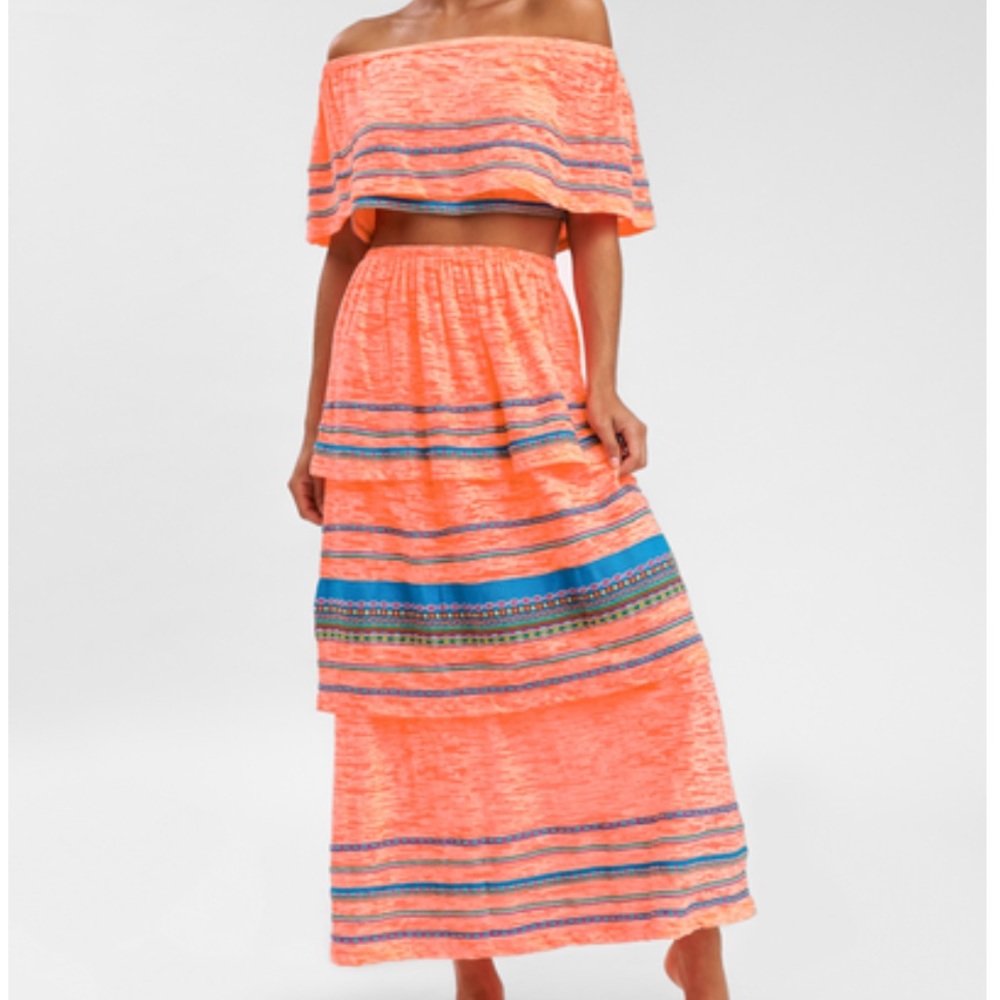 Pitusa Peruvian Top and Skirt Set, Worn Once